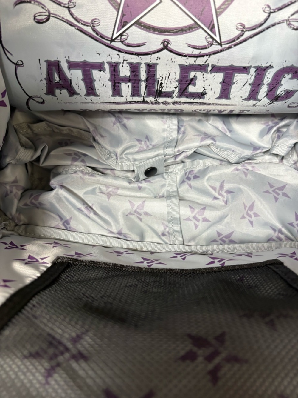 Rebel Athletics Dream Bag + Pink/White Satin Cheerleading Dance Sparkle NWT - Picture 7 of 9